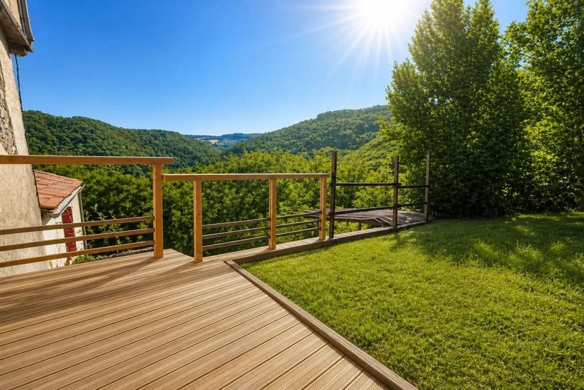 Image Terrasse à  maison individuelle de Mazamet