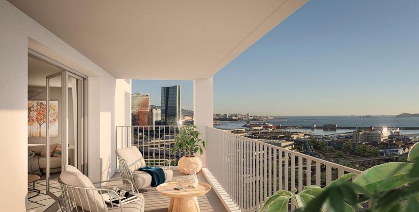 Image Terrasse à appartement de Marseille 15e Arrondissement