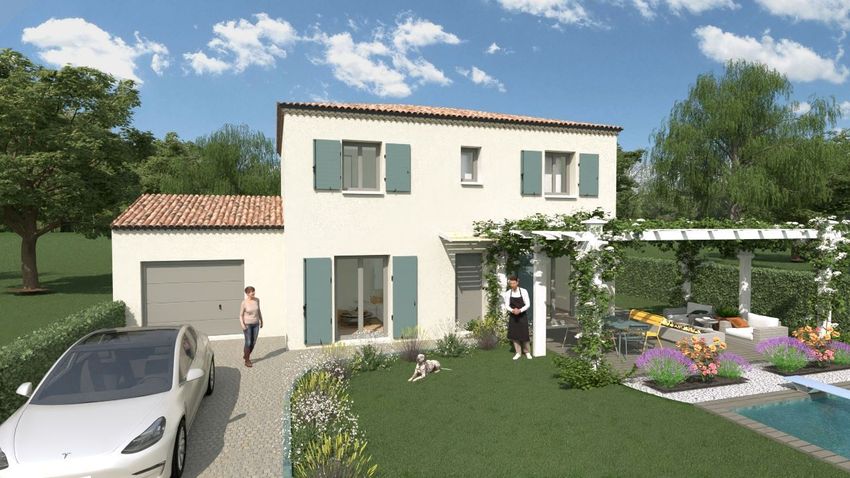 Image Façade à  maison individuelle de Valréas
