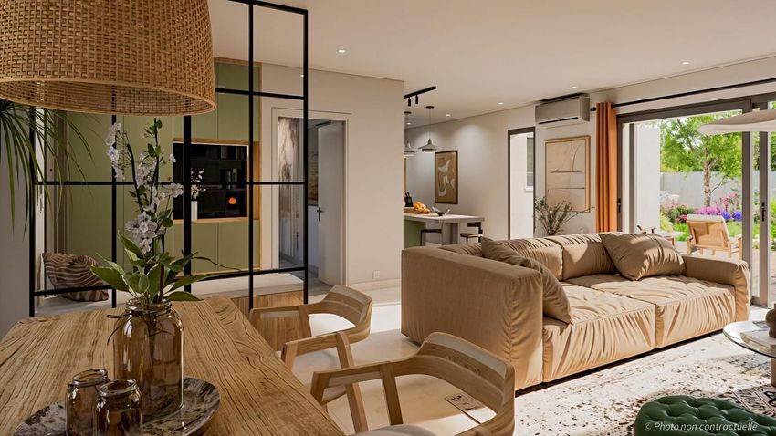 Image Salon à  maison individuelle de Bourg