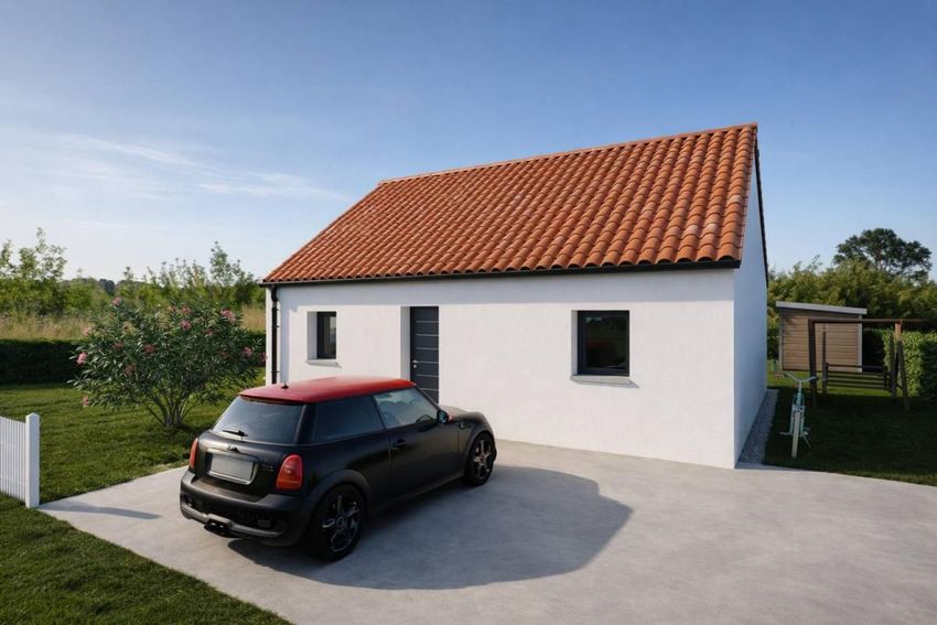 Image Façade à  maison individuelle de Bouaye
