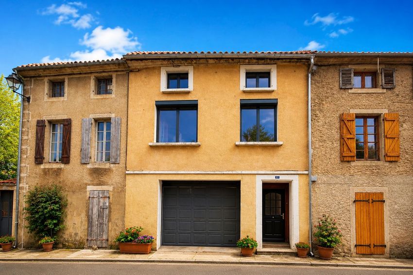 Image Façade à  maison individuelle de Chalabre