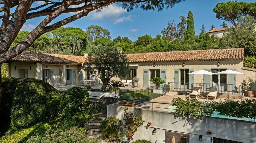 Image Façade à  maison de maître de Grimaud