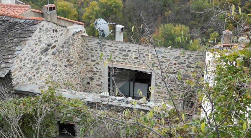 Image Façade à  maison de village de Olette