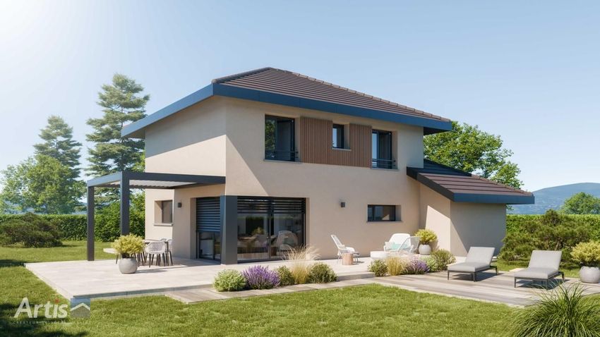 Image Façade à  maison individuelle de Barby
