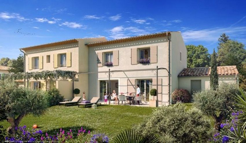 Image Façade à  maison individuelle de Cadenet