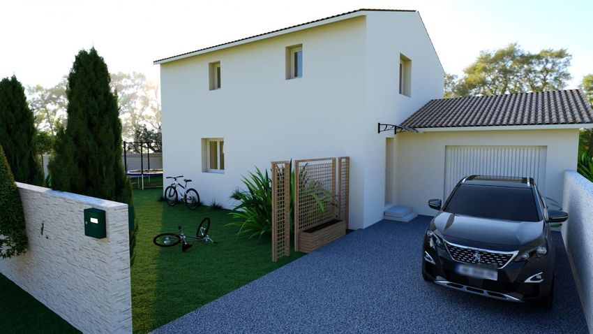 Image Façade à  maison individuelle de Aspiran