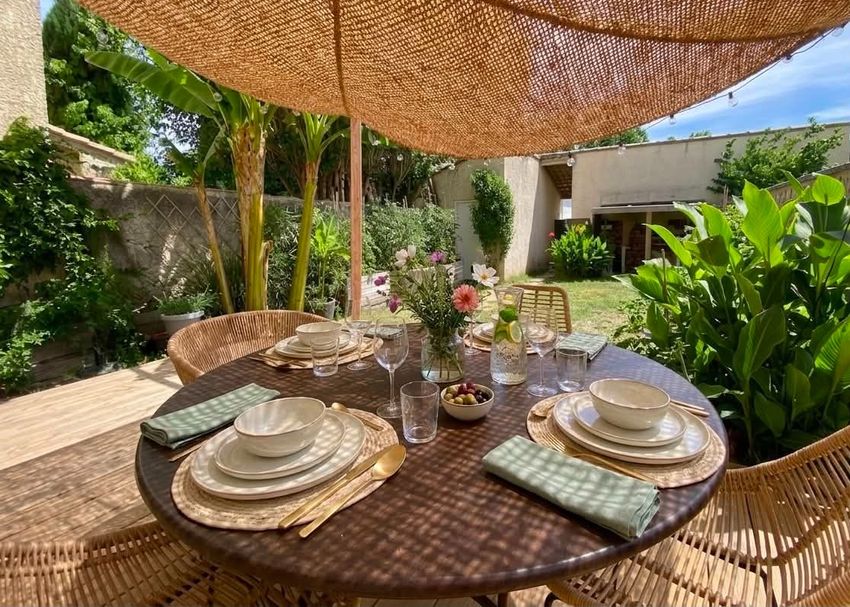 Image Terrasse à  maison mitoyenne de Vedène