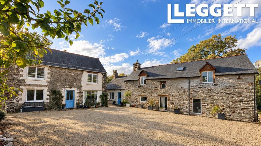 Image Façade à  propriété agricole de Bon Repos sur Blavet
