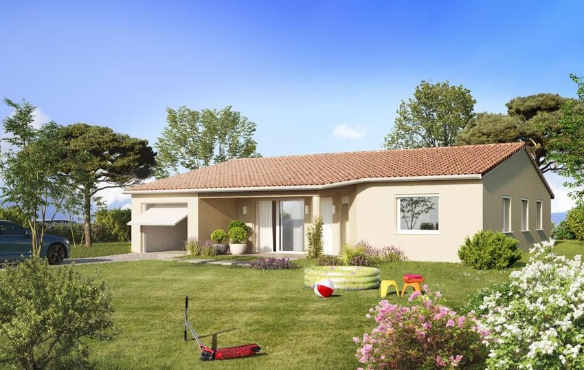 Image Façade à  maison individuelle de Margès
