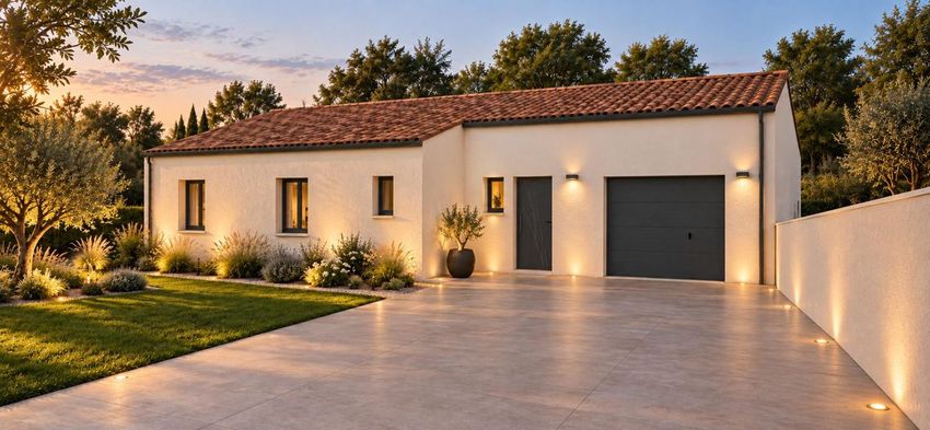 Image Façade à  maison individuelle de Saint-Hippolyte