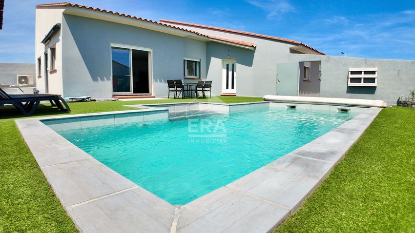 Image Piscine à  maison mitoyenne de Saleilles