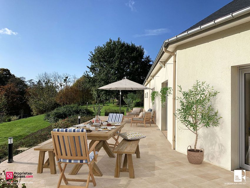 Image Terrasse à  maison individuelle de Les Portes du Coglais