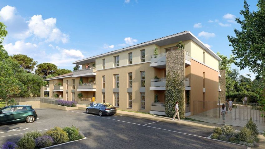 Image Façade à programme neuf de 408 Avenue Jean Monnet