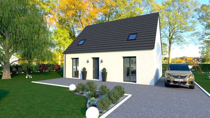 Image Façade à  maison individuelle de Fouilloy