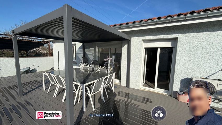 Image Terrasse à  maison individuelle de Loyettes