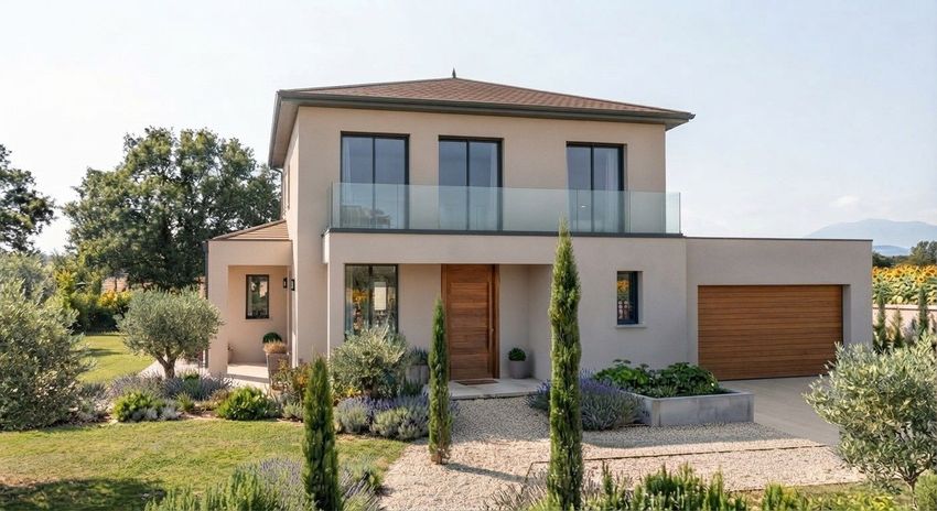 Image Façade à  maison individuelle de Fonsorbes