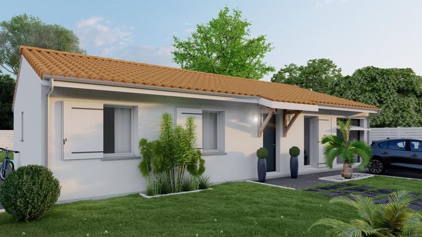 Image Façade à  maison individuelle de Créon