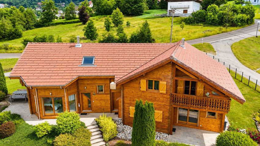 Image Façade à  chalet de montagne de Gérardmer