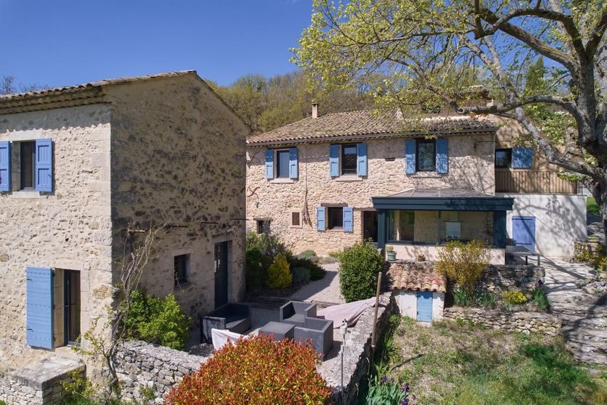 Image Façade à  maison individuelle de Forcalquier