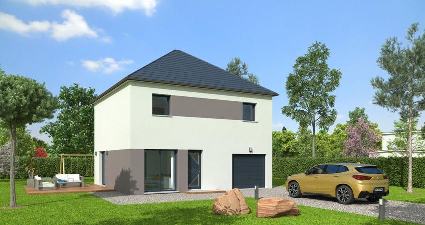 Image Façade à  maison individuelle de Cerisy-la-Salle