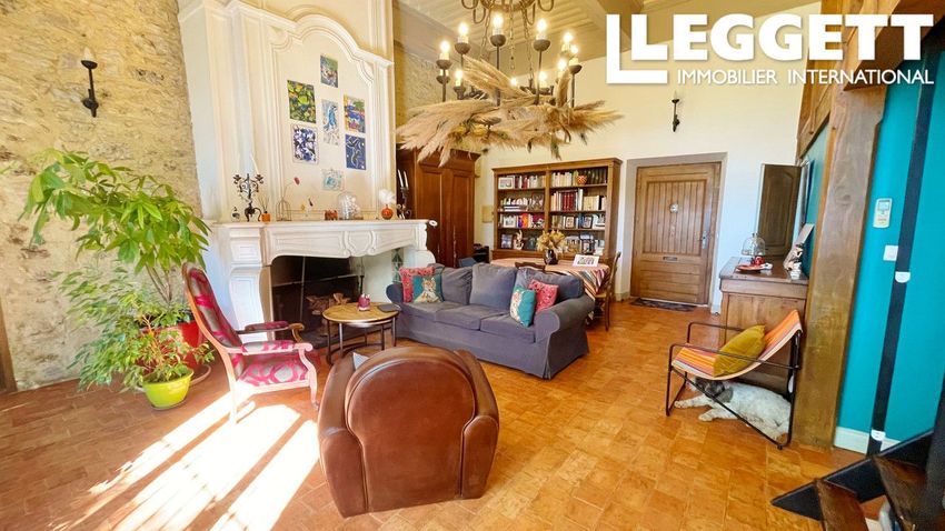 Image Salon à  maison de village de Fabrezan