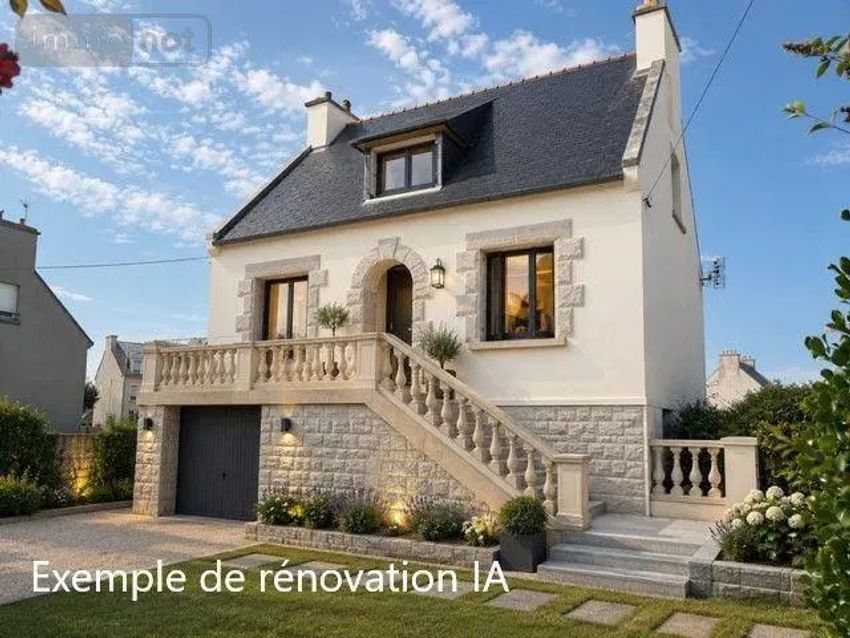 Image Façade à  maison individuelle de Plouguerneau