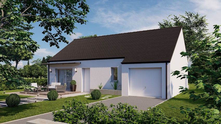Image Façade à  maison individuelle de Plélo