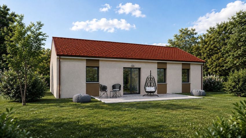 Image Façade à  maison individuelle de Nogent