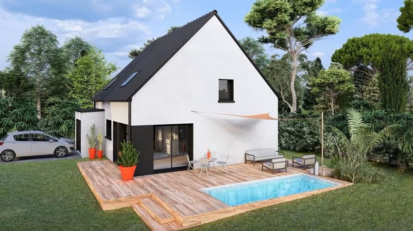 Image Piscine à  maison individuelle de Kervignac