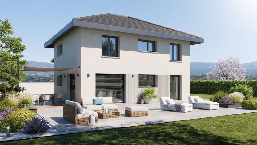 Image Façade à  maison individuelle de Epagny Metz-Tessy