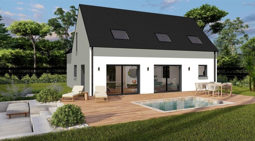Image Piscine à  maison individuelle de Erdeven