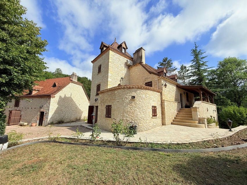 Image Façade à  maison individuelle de Saint-Denis-Catus