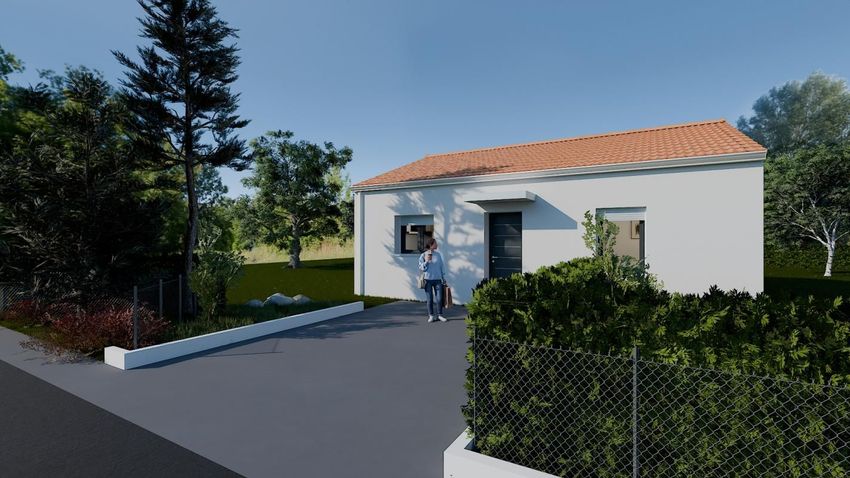 Image Façade à  maison individuelle de Commequiers