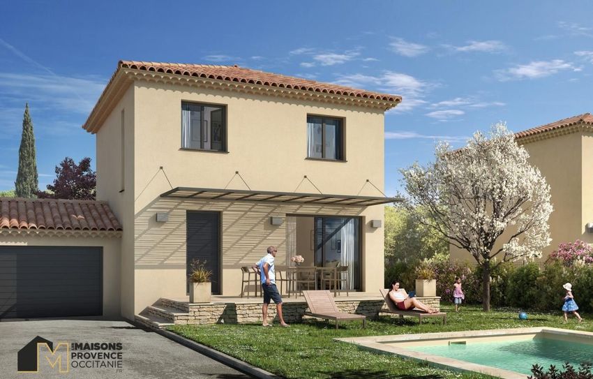 Image Façade à  maison individuelle de Pertuis