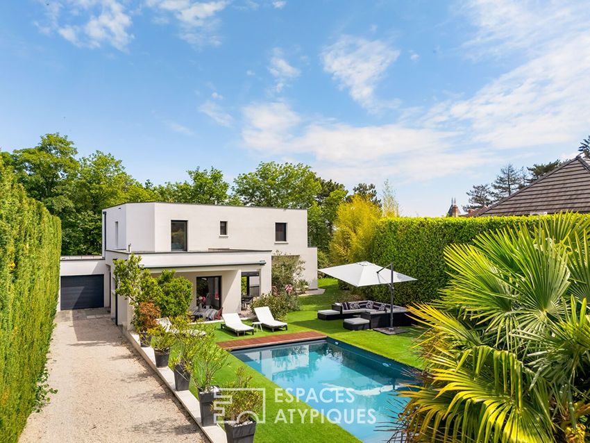Image Piscine à  maison individuelle de Charbonnières-les-Bains