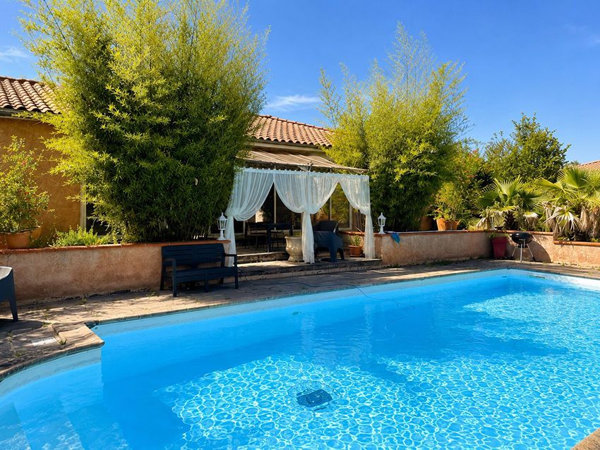 Image Piscine à  maison individuelle de Saint-Hilaire