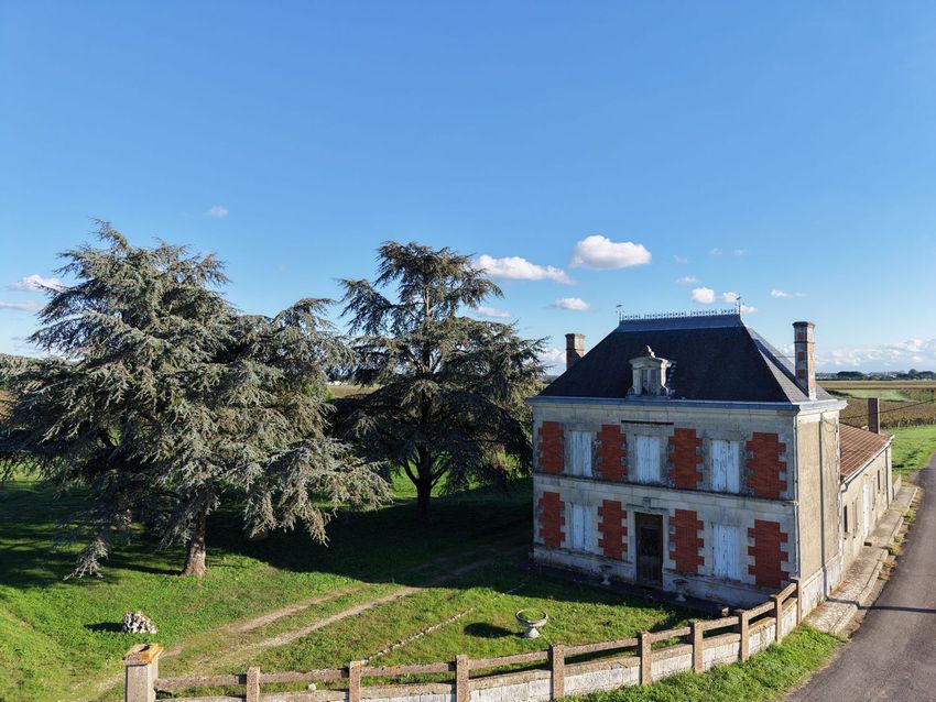 Image Façade à  maison individuelle de Cozes