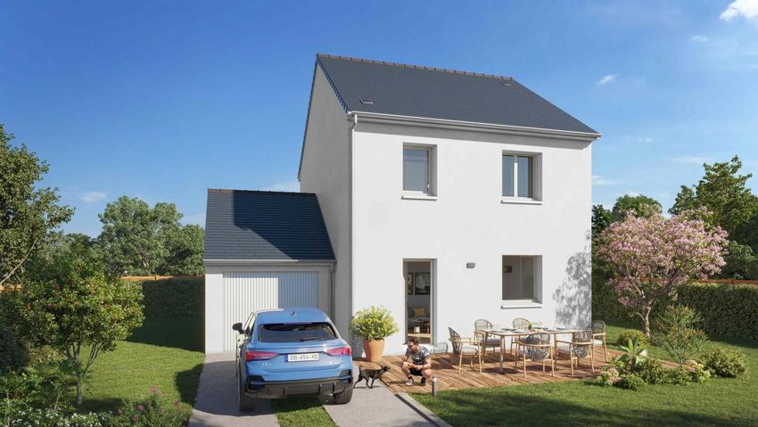 Image Façade à  maison individuelle de Plerguer