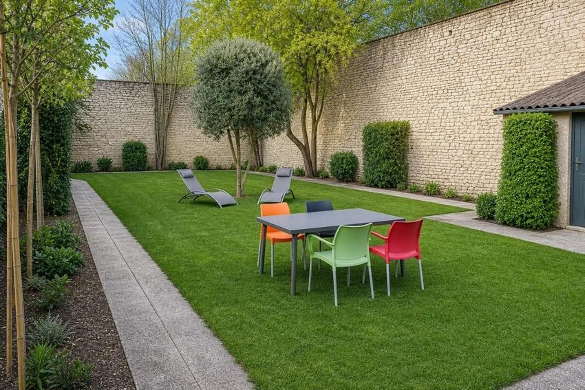 Image Jardin à  propriété agricole de Neuville-de-Poitou
