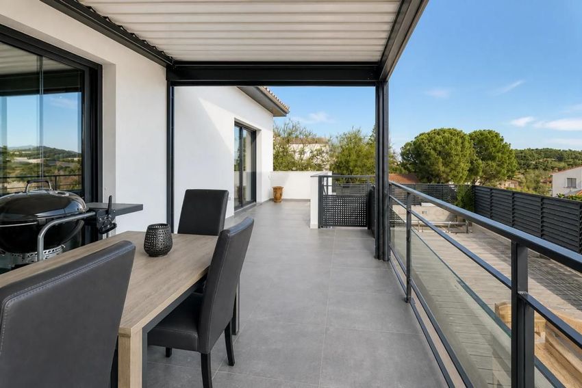 Image Terrasse à  maison individuelle de Cases-de-Pène