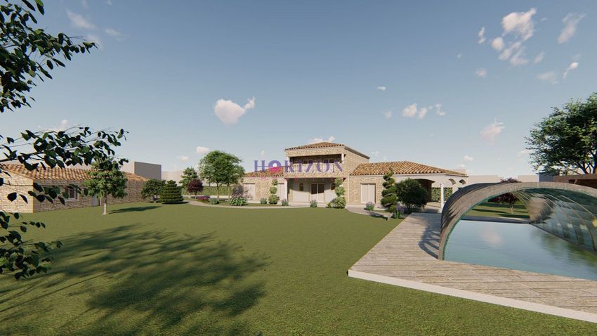 Image Façade à  villa de Étaules