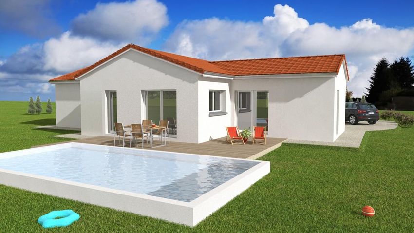Image Piscine à  maison individuelle de La Clayette
