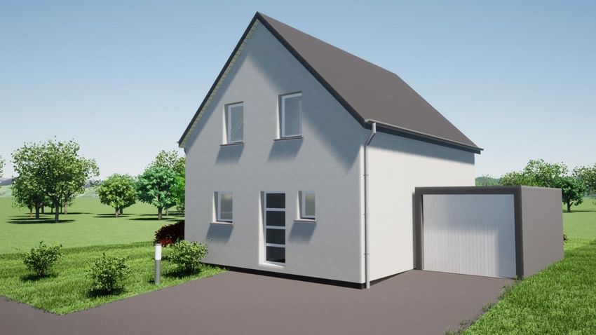 Image Façade à  maison individuelle de Kunheim