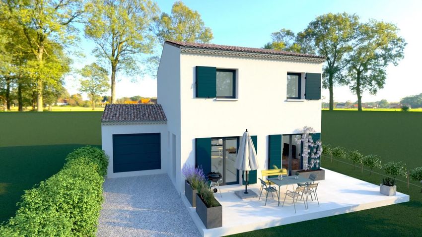 Image Façade à  maison individuelle de Cruas