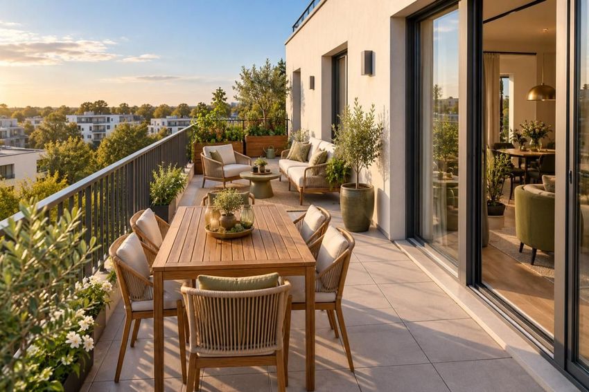 Image Terrasse à appartement de Cenon