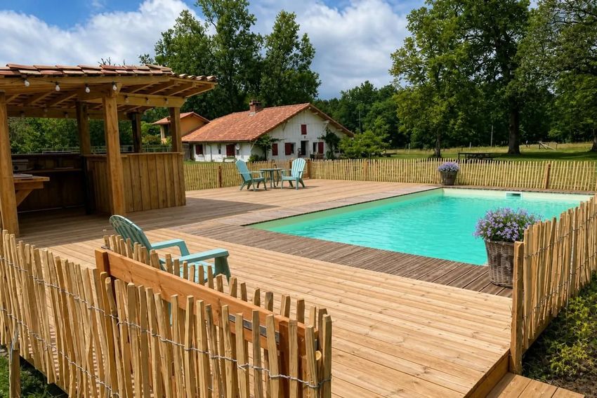 Image Piscine à  maison individuelle de Arengosse