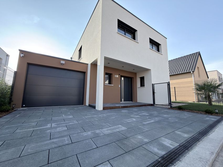 Image Façade à  maison individuelle de Dessenheim