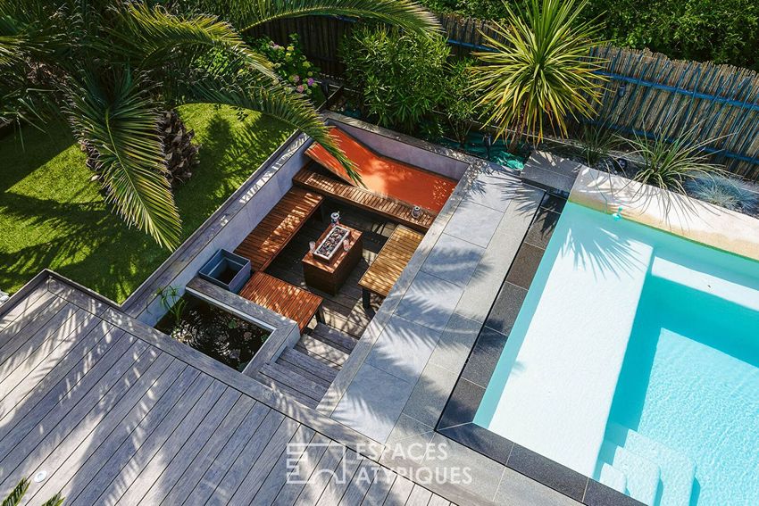 Image Piscine à  maison individuelle de Vergeroux