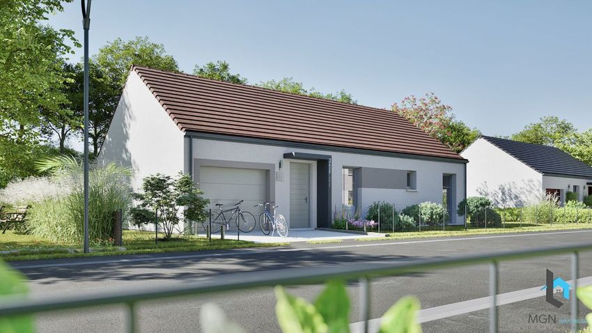 Image Façade à  maison individuelle de Bonneval